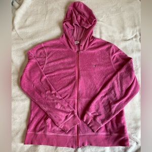 Tommy Hilfiger pink swim zip up jacket XL